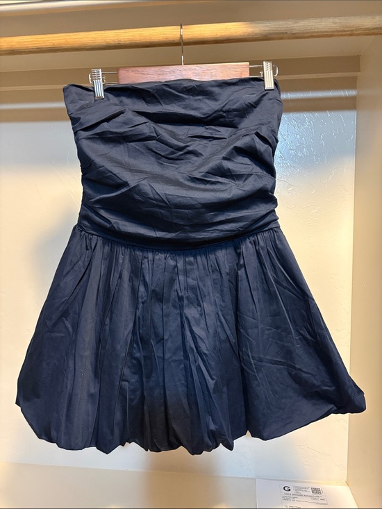 The Drop Dresses & Skirts - Strapless Navy Bubble Hem Party Dress